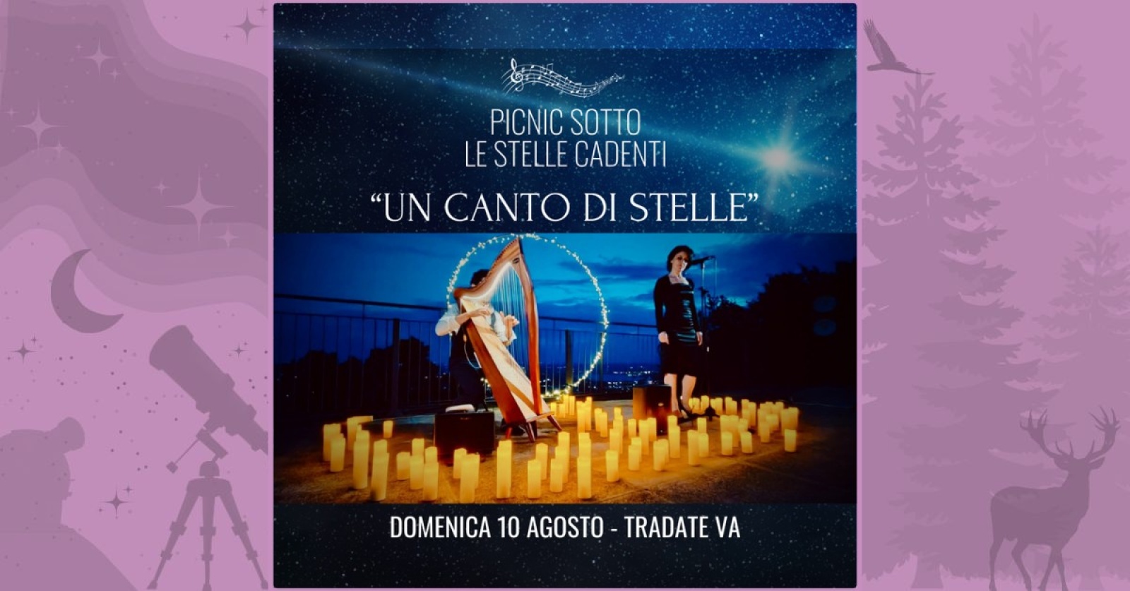 Pic Nic sotto le Stelle cadenti -secondo appuntamento- TRADATE (VA)